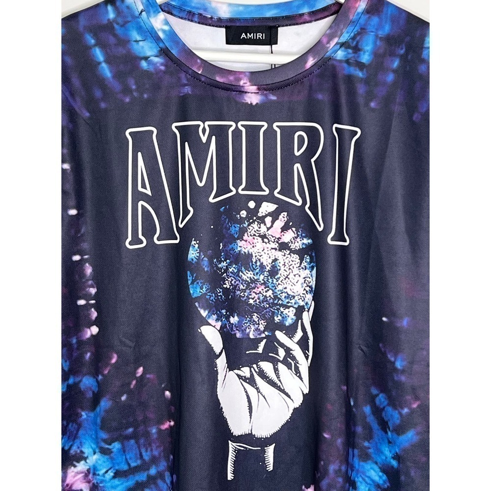 NWT AMIRI Crystal Ball Tie-Dye Short Sleeve T-shirt Men's Size Medium - Picture 5 of 8